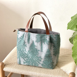 ⚮̈ミナペルホネン metsä グリーン かくれんぼトート タック入 トート