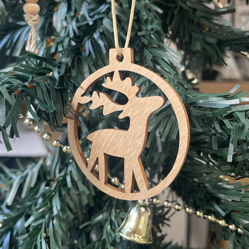 10個セット◇木製 オーナメント/クリスマスツリー&ブランチツリー など