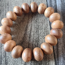 【限定１本デザインブレス】虎牙天珠ブレスレット～珍しい天珠３種類～黒檀 限定1本デザインブレス】虎牙天珠ブレスレット～珍しい天珠3種類