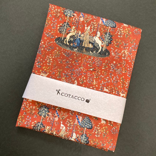 ツイル生地カットクロス】 貴婦人と一角獣《商用利用可》110㎝×95cm綿