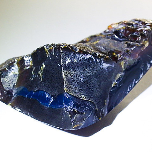 ☆ブルーアンバー☆天然琥珀☆11.4g/53mm☆インドネシア産☆古代樹脂