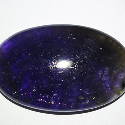 ☆満天の星☆アイオライトサンストーン☆38.9ct/36.0mm天然石菫