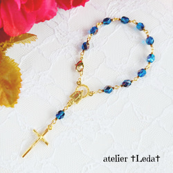 ☆ストロベリークォーツ＆ローズクォーツ ロザリオ☆ ~strawberry Q