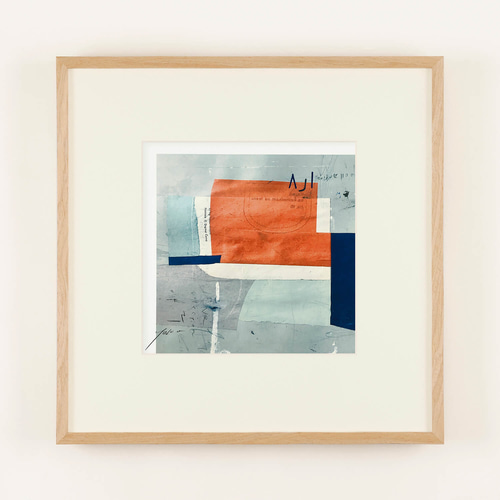 Art frame50/natural + 額装用マット（ポスター30用） タペストリー