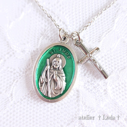 絶望や敗北から立ち上がる人々の守護聖人 ☆聖ユダ・タダイ メダイ