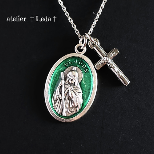 絶望や敗北から立ち上がる人々の守護聖人 ☆聖ユダ・タダイ メダイ