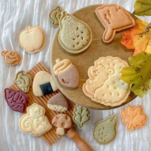 秋】切り株 クッキー型/かわいい/プレゼント/ギフト/手作り