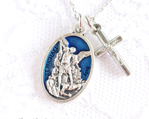 大天使ミカエル　 バチカン市国のネックレス　 着けっ放しOK 大天使ミカエル バチカン市国のコインネックレス ネックレス