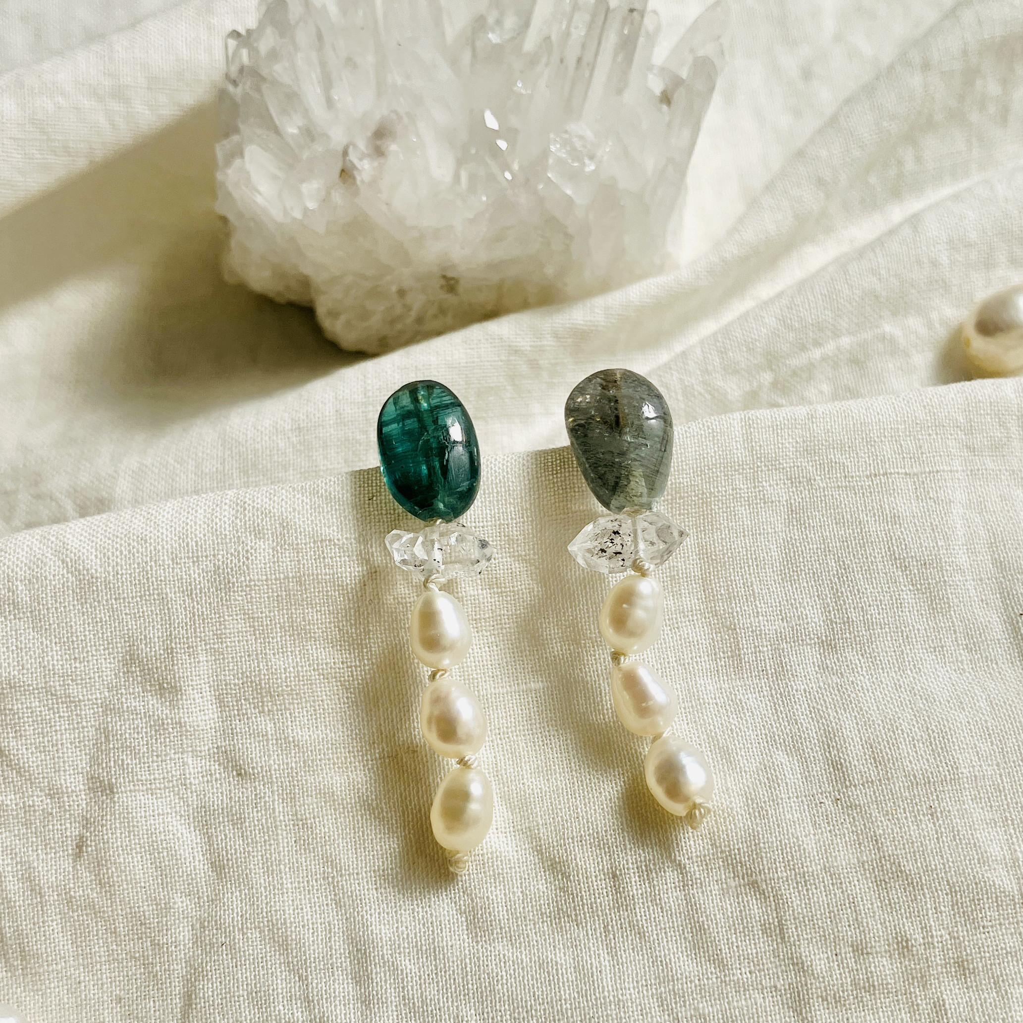 innocent eyes　K１４gfスタッドピアス　　１点もの