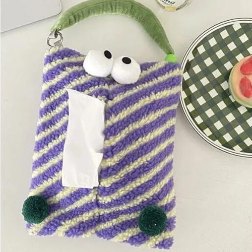 ティッシュバッグ 可愛い お洒落 車内 学校用 吊り下げ ティッシュ