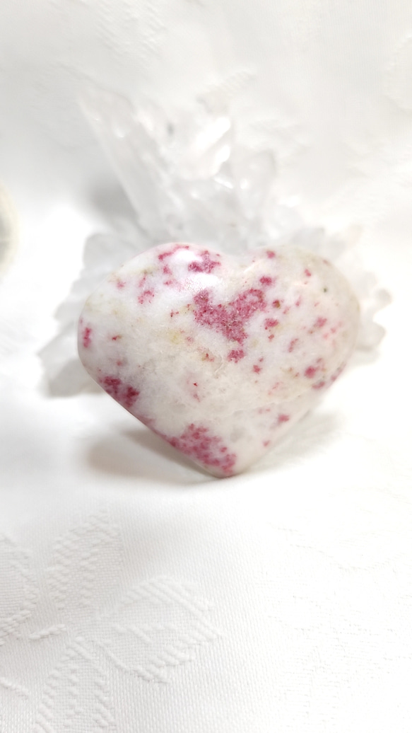 シナバーインクォーツ◇ハート型◇《限定一点もの》◇希少◇お守り