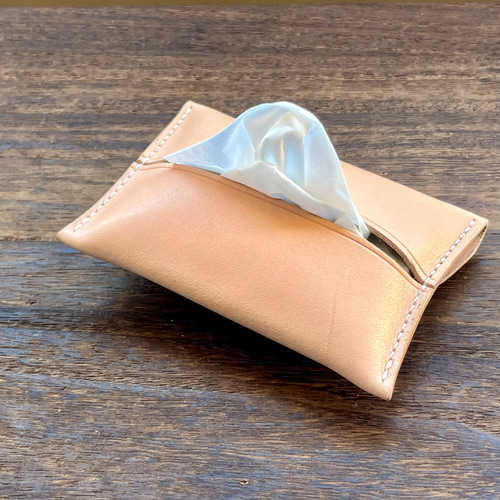 型紙+金具】ポケットティッシュケース レザークラフト型紙【初心者向け