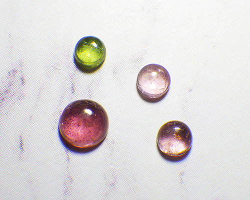 天然石　カボション　トルマリン トルマリン・カボションセットB（1.05ct） 天然石