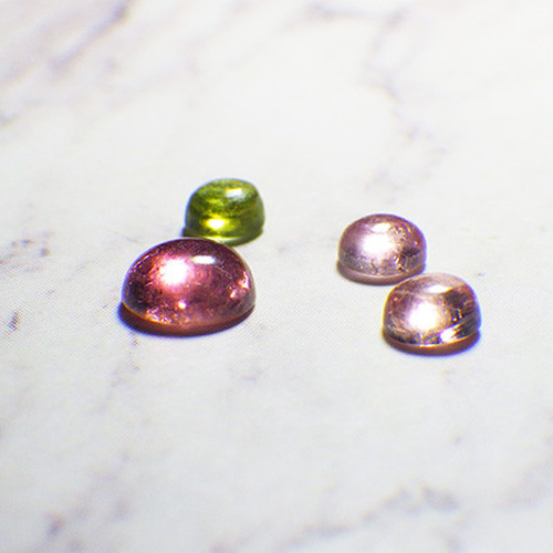 トルマリン・カボションセットB（1.05ct） 天然石