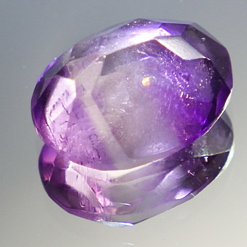 ☆天然ピンクアメジストカット☆4.30ct/12.0mm☆オーバル