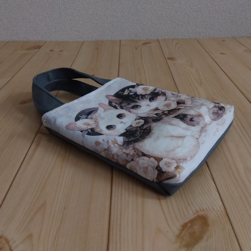 激レアねこパネル生地　ハンドメイド　ミニバック　布バスケット 激レアねこパネル生地 ハンドメイド 布バスケット - メルカリ