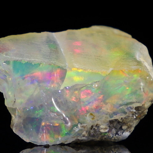 オパール 52g 蛋白石 原石 鑑賞石 自然石 誕生石 鉱物 鉱石 宝石 水石