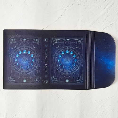 月の満ち欠け・12星座（ギャラクシー・ブルームーン） ブックカバー