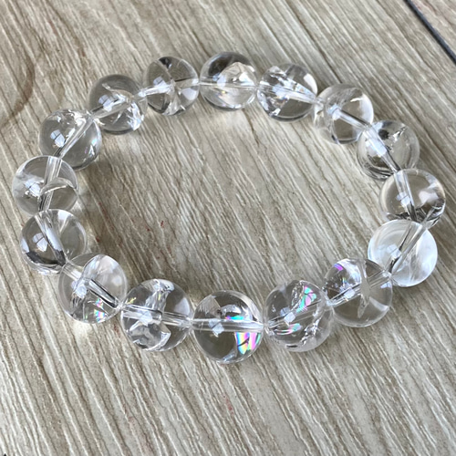 幸せを映す七色のプリズム/アイリスクォーツ・12ミリ/パワー 天然石