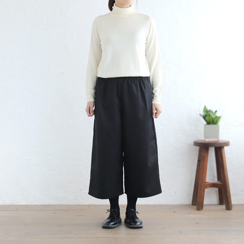 低身長さんもok 気軽なコットンツイル クロップドパンツ