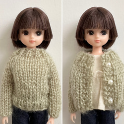 リカちゃん 2way モヘアカーディガン セーター ブライス