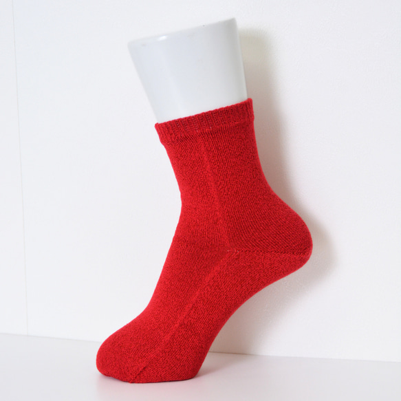 シルク90%以上‼の贅沢シルクの秋冬ソックス ミドル丈 9枚目の画像