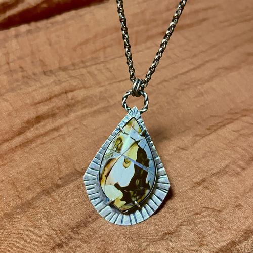 ヴィンテージ　ブランド　ストーンアクセサリーセット　ジャンクあり アイビスジャスパー＆ブラックムーンストーン エジプシャンネックレス