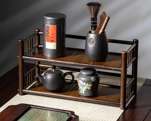 収納 おしゃれ収納 手荒く 小物入れ 2段収納 茶道用品 売買され