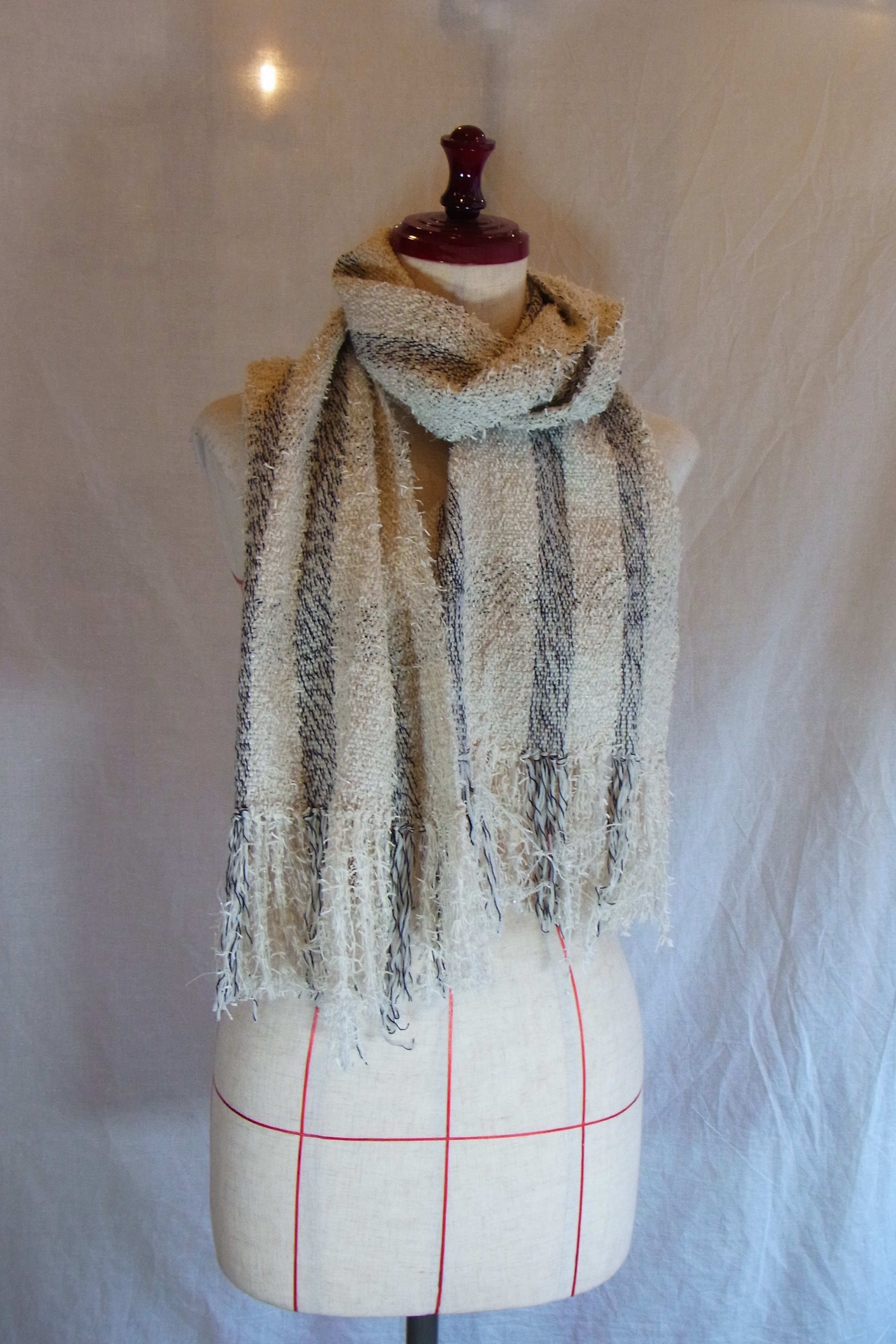 手織りマフラー