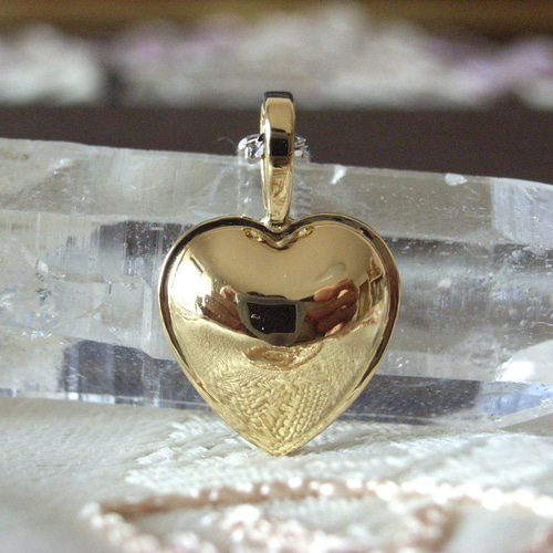 K18YG ハート ネックレス