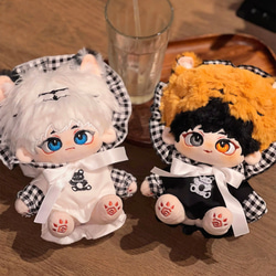 無属性 ぬいぐるみ 20cm 着せ替えぬいぐるみ 獣耳付け男の子 招財進寶