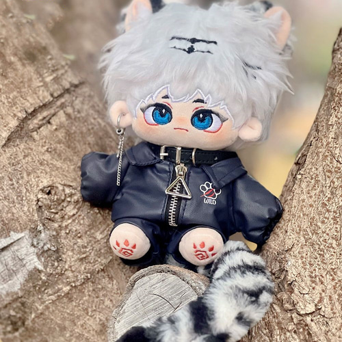 無属性 ぬいぐるみ 20cm 着せ替えぬいぐるみ 獣耳付け男の子 招財進寶