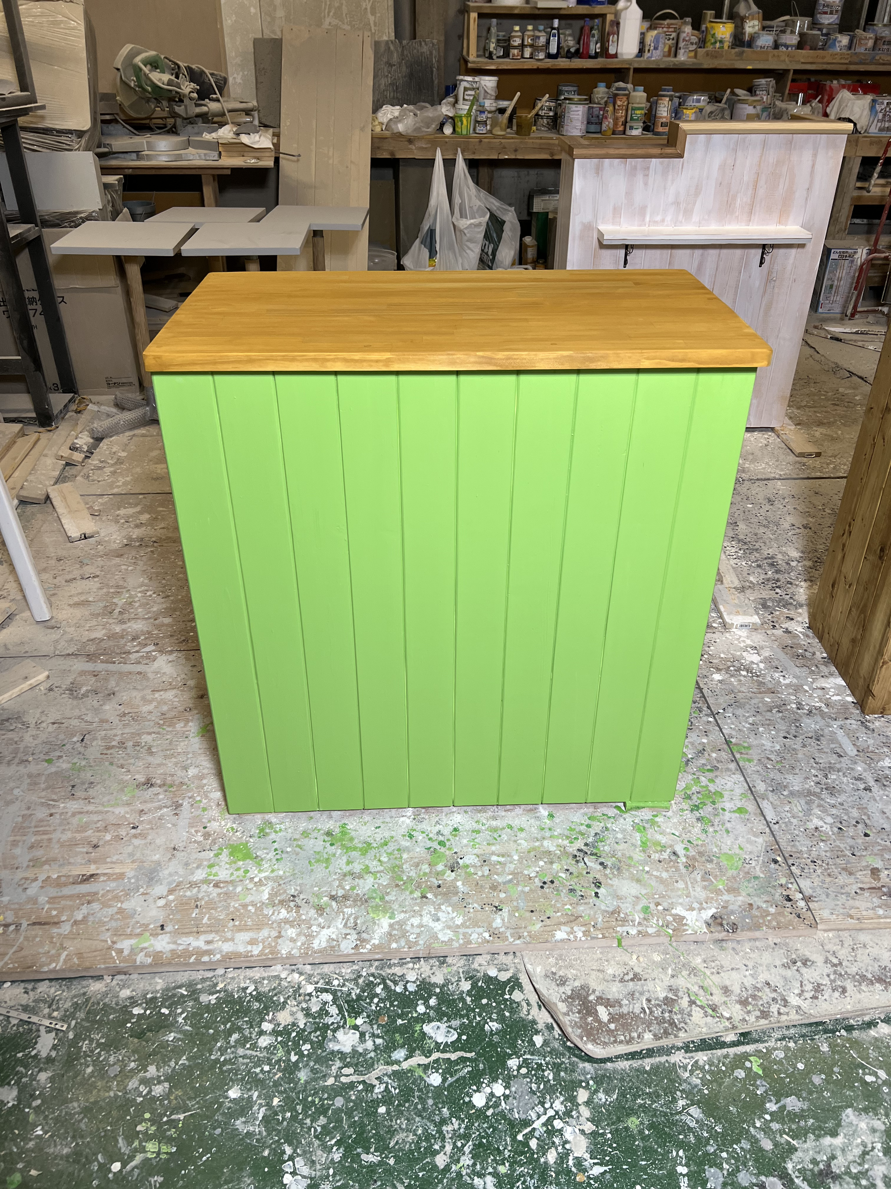 【フラット】カウンター　レジ　作業台　幅90×高さ93×奥行き50cm