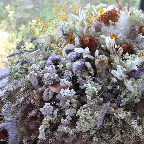 スワッグ　ドライフラワー  特大 ドライフラワースワッグ | 東大阪・八尾からお花をお届け