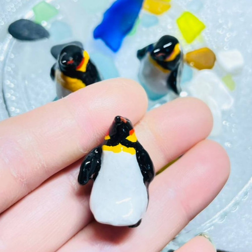 ペンギンのほっこりインテリア/置き物 ペンギン 鳥 アニマル 親子