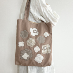 ちくちく縫い手提げ　けむ cb9782fd585a29c389f2a2fa6ca6e7