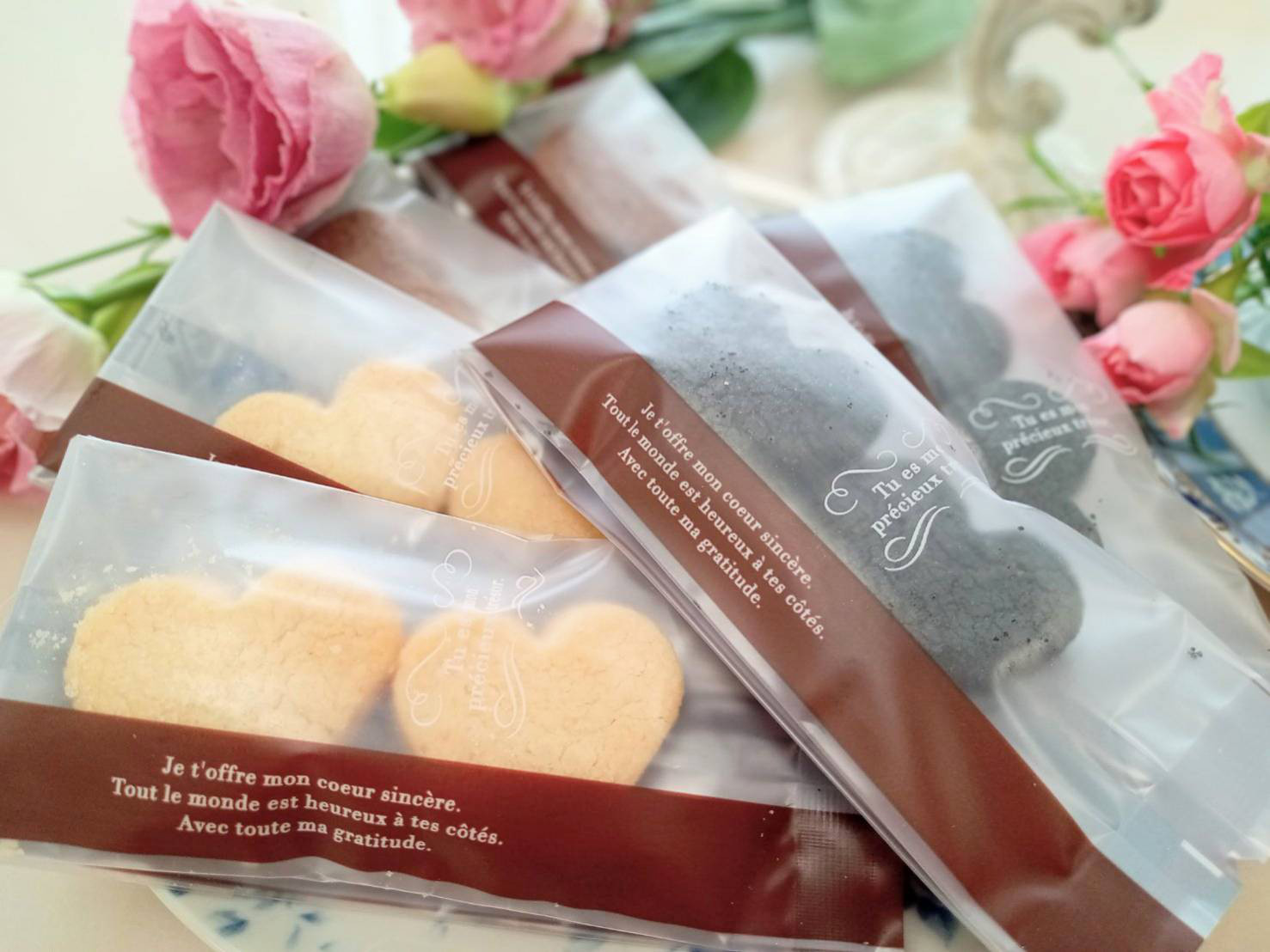 creema限定【送料無料】 『米粉☆クッキー』ハート２個入り(28袋入り)、焼き菓子ギフト、ギフト