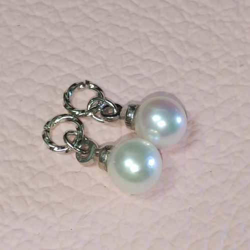 あこや真珠 6mm（±1mm）ピアリングチャーム ピアスチャーム 宝石  