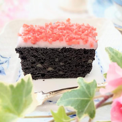 【Creema限定  送料無料】『米粉☆腸活ブラウニー』～活性炭入りスイーツ〜ストロベリーチョコトッピングあり３、なし３ 6枚目の画像