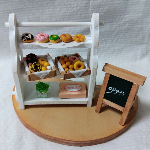 ワゴンのドーナツ屋さん ミニチュア その他雑貨 パンダのtaitai🐼 通販
