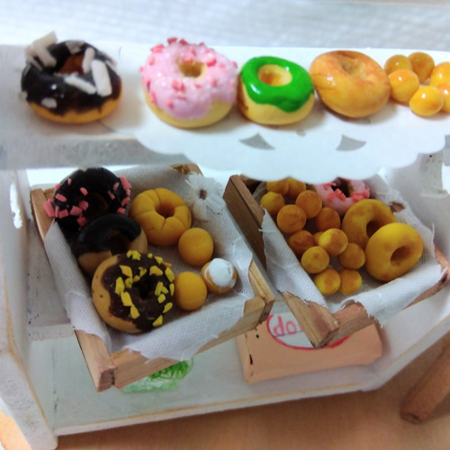 ワゴンのドーナツ屋さん ミニチュア その他雑貨 パンダのtaitai🐼 通販