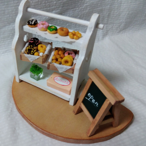 ワゴンのドーナツ屋さん ミニチュア その他雑貨 パンダのtaitai🐼 通販