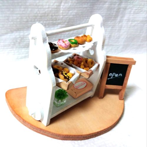 ワゴンのドーナツ屋さん ミニチュア その他雑貨 パンダのtaitai🐼 通販