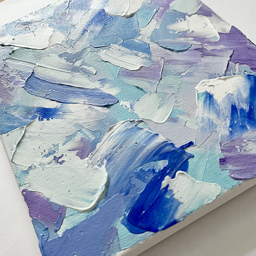 テクスチャーアート 原画 青系 絵画 menkoi(えかき うた) 通販 テクスチャーアート 原画 青系 絵画 menkoi(えかき うた) 通販
