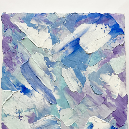 テクスチャーアート 原画 青系 絵画 menkoi(えかき うた) 通販 テクスチャーアート 原画 青系 絵画 menkoi(えかき うた) 通販
