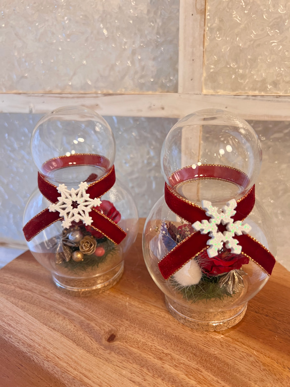 クリスマス 雪だるまガラスドーム スノーマンガラスドーム SnowMan