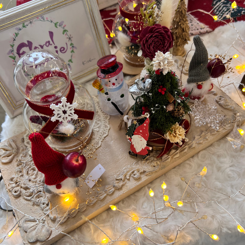 未使用 雪だるま ガラス ペンダントトップ 1点物 フラワー スノーマン 未使用 雪だるま ガラス ペンダントトップ 1点物 フラワー