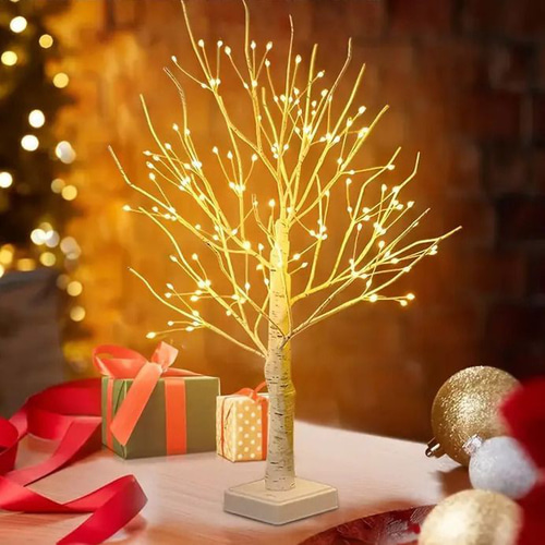 クリスマスツリー ブランチツリー 白樺 バーチツリー 144 LED ライト