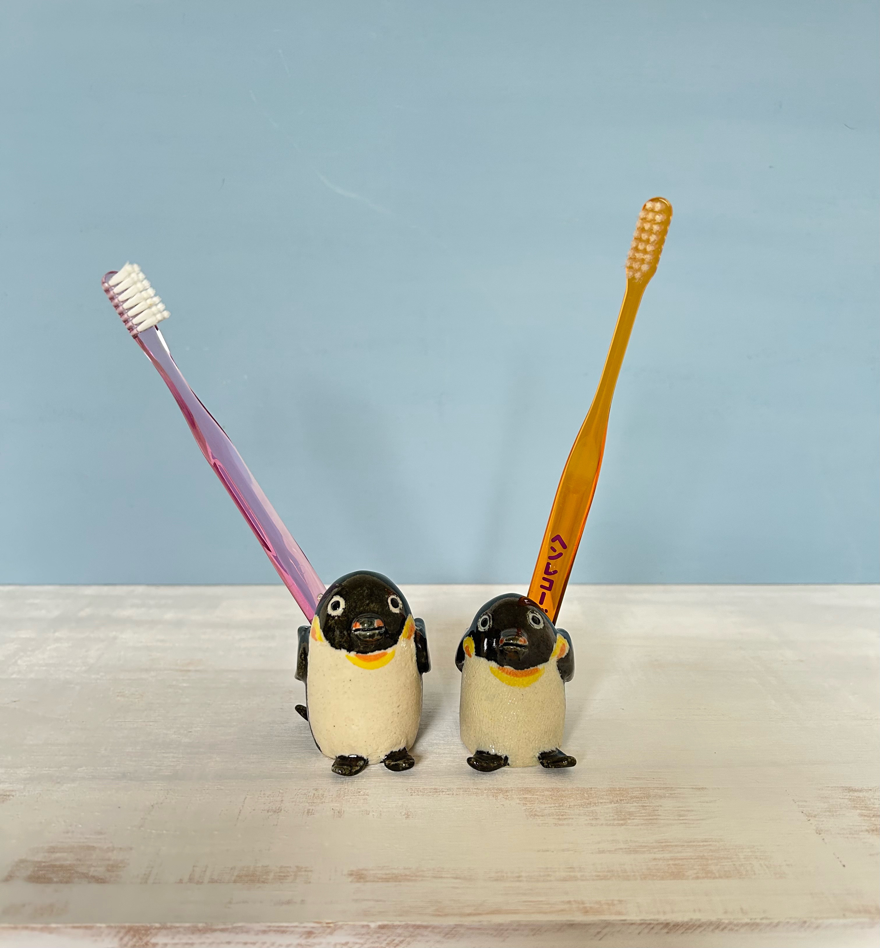 ペンギンの歯ブラシ立て その他置物 imuk 通販 18445040｜Creema(クリーマ)
