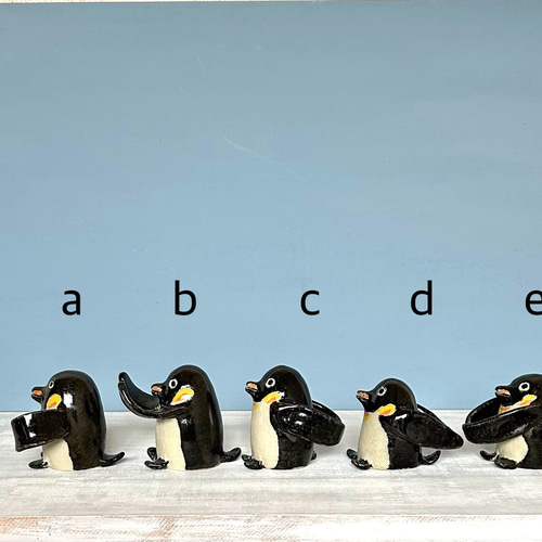 ペンギンの歯ブラシ立て その他置物 imuk 通販 18445040｜Creema